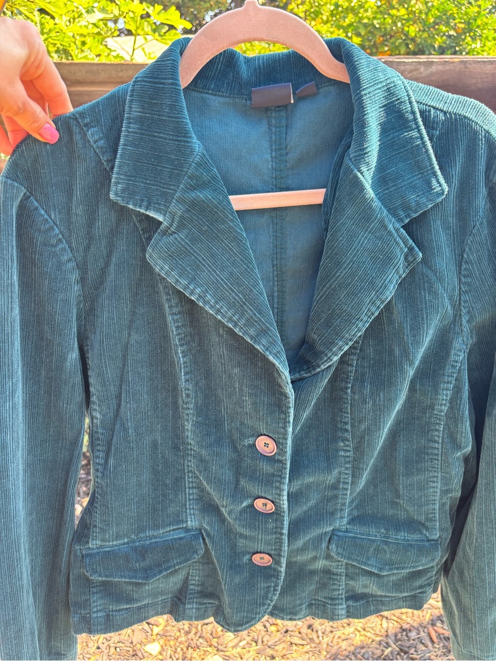 Sonoma Teal Corduroy Blazer